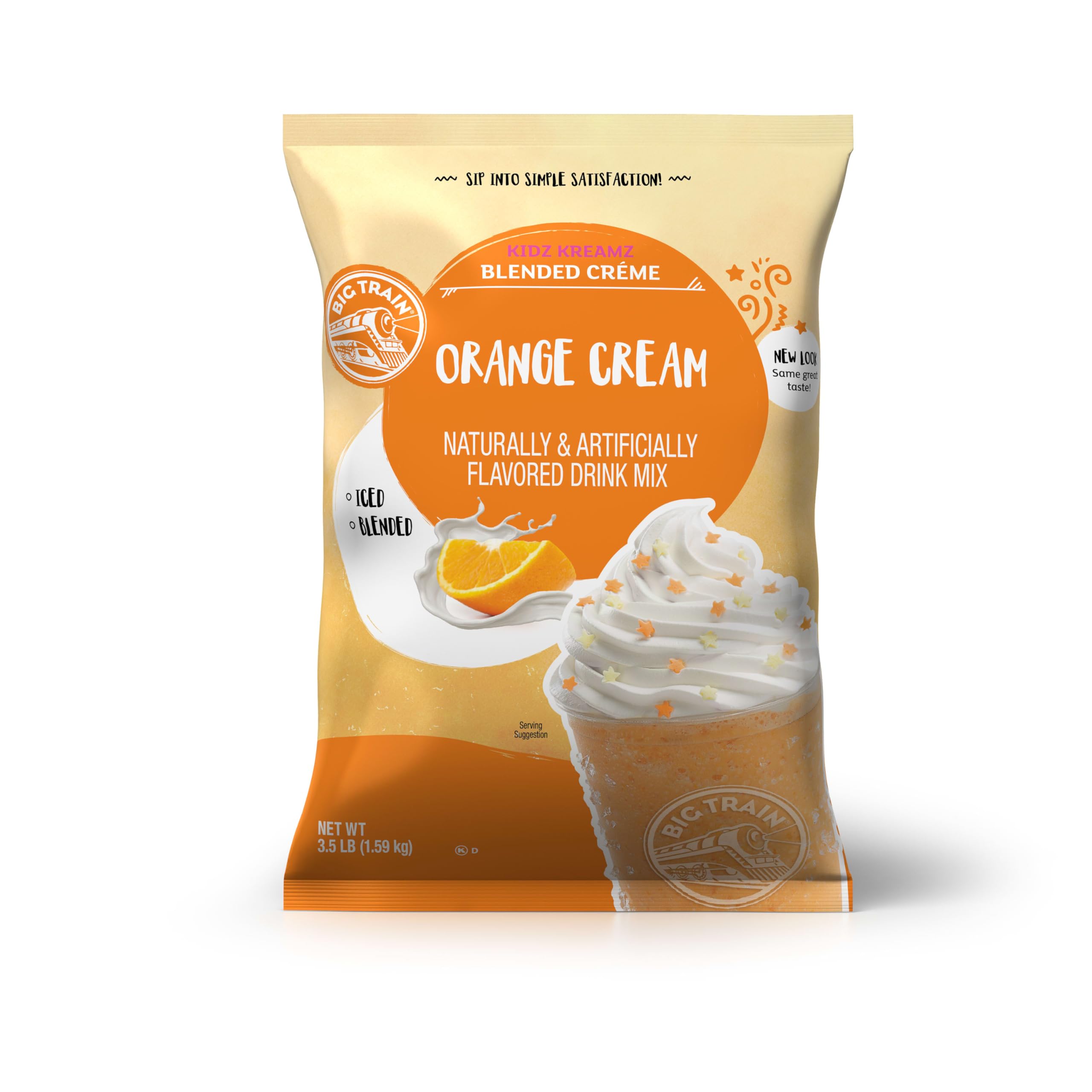 Amazon.com : Big Train Kidz Kreamz Orange Cream Blended Beverage